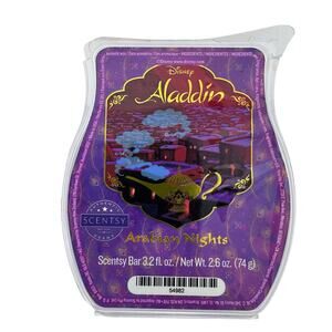 Disney Aladdin‎ Arabian Night Scentsy Bar Melt Wax Slow Burning 3.2 Fl Oz